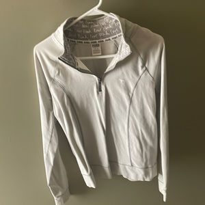 Victorias Secret PINK brand- light grey long sleeve stretchy top